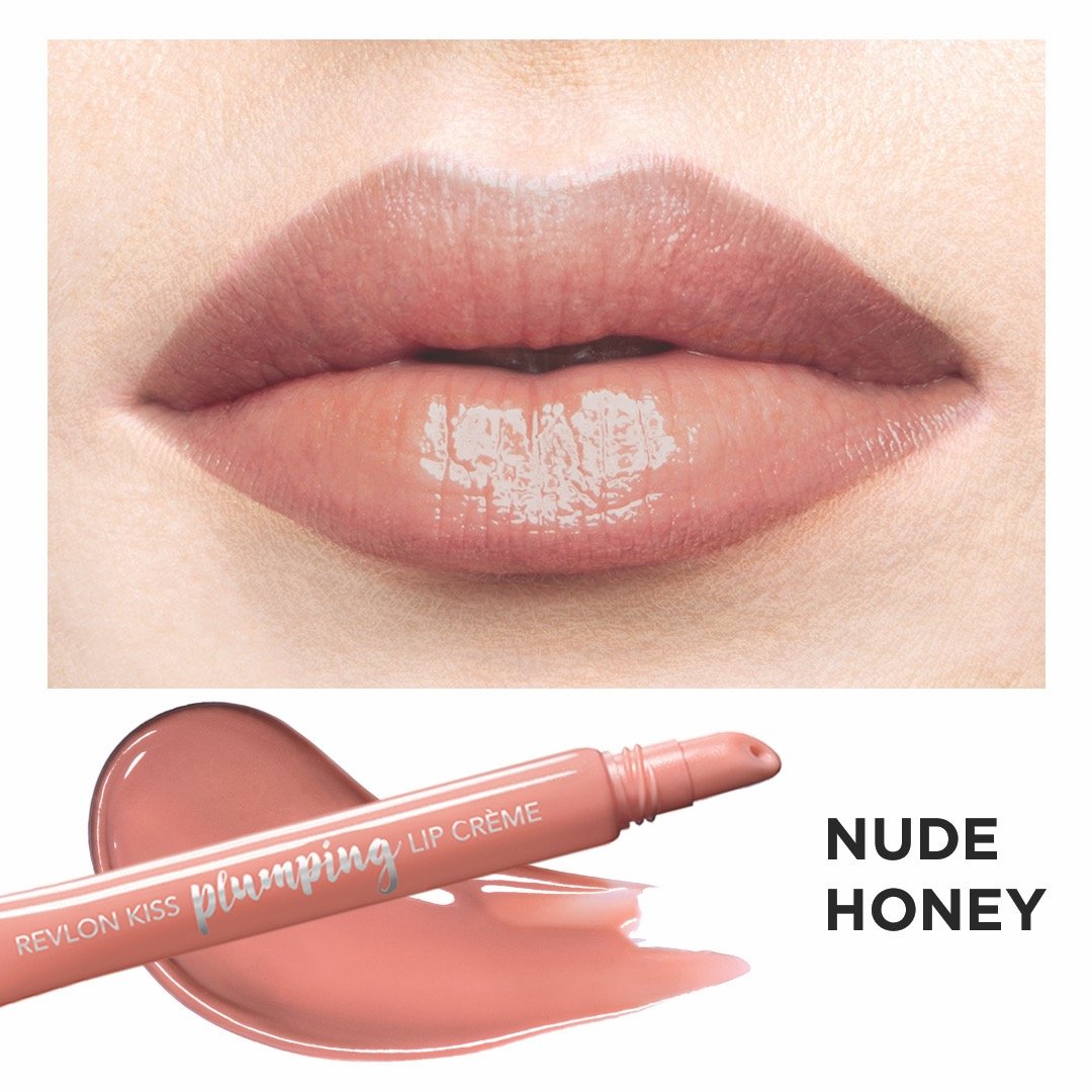 Revlon Kiss Plumping Lip Creme Nude Honey Charme Atacado Charme