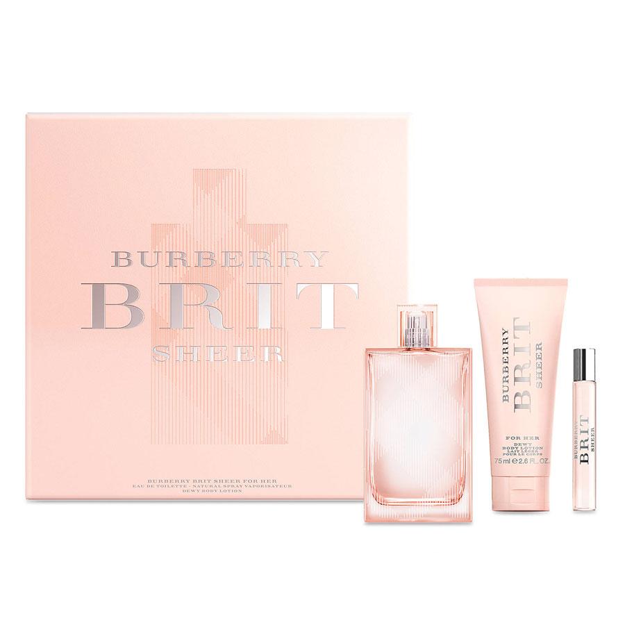 burberry brit sheer set