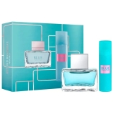 KIT ANTONIO BANDERAS BLUE SEDUCTION FEM 80ML+DEO  