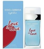 DOLCE GABBANA LIGHT BLUE LOVE IS LOVE EDT FEM 100 