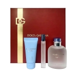 KIT DOLCE GABBANA LIGHT BLUE MAS 125ML+S/G+10ML   